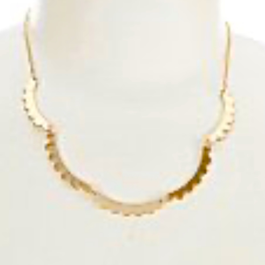 Nwt 39 Lucky Brand Brushed Gold Necklace